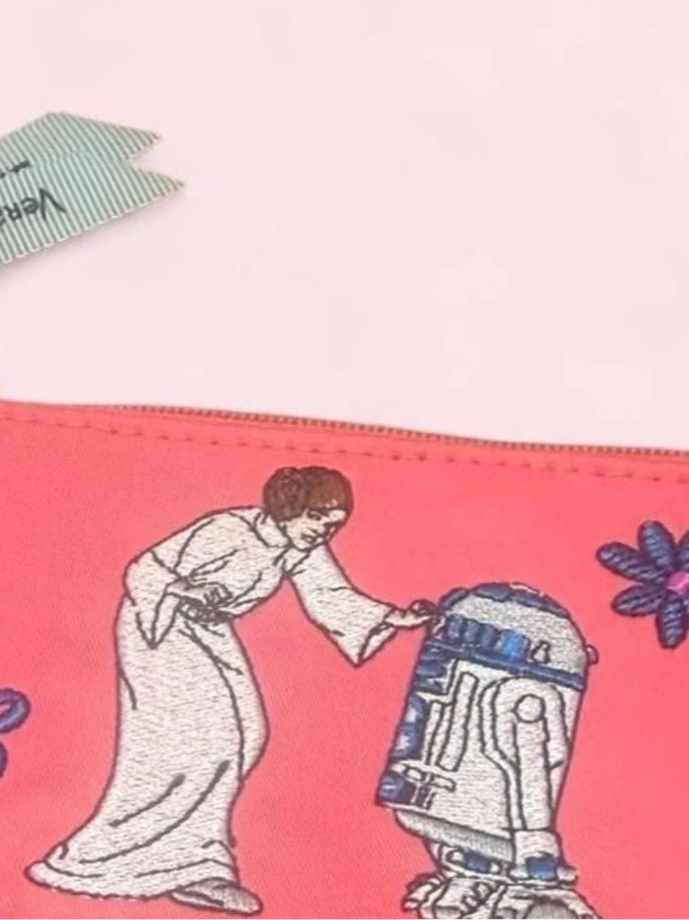 Vera Bradley x Star Wars 'The Message' Pink Zip ID Case